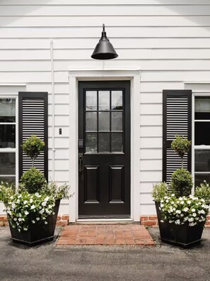 Exterior detail - Magnolia's Hillcrest Cottage - Designed & owned by Chip & Joanna Gaines (Waco)