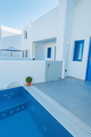 ดีลักซ์วิลล่า, สระว่ายน้ำส่วนตัว, วิวทะเล | ลานระเบียง/นอกชาน