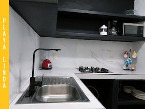 Microwave, stovetop