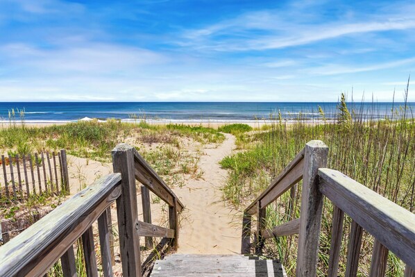 On the beach - Coastal Haven *ocean front ocean views*heated pool (Nags Head)