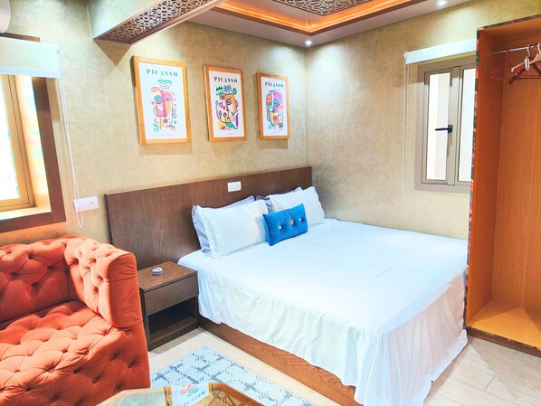 1 غرفة نوم وواي فاي مجانًا وملاءات أسرّة