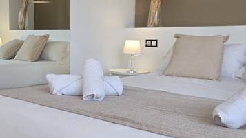 Tabla de planchar con plancha, Internet, ropa de cama