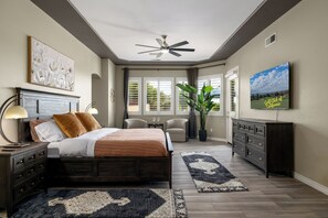 5 bedrooms, desk, iron/ironing board, free WiFi