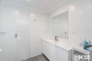 Hair dryer, towels