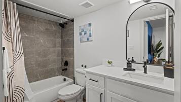 Hair dryer, towels