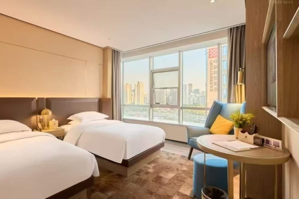 City Twin Room, City View | View from room