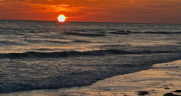Sun loungers, beach towels