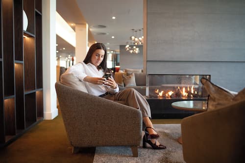 Lobby sitting area