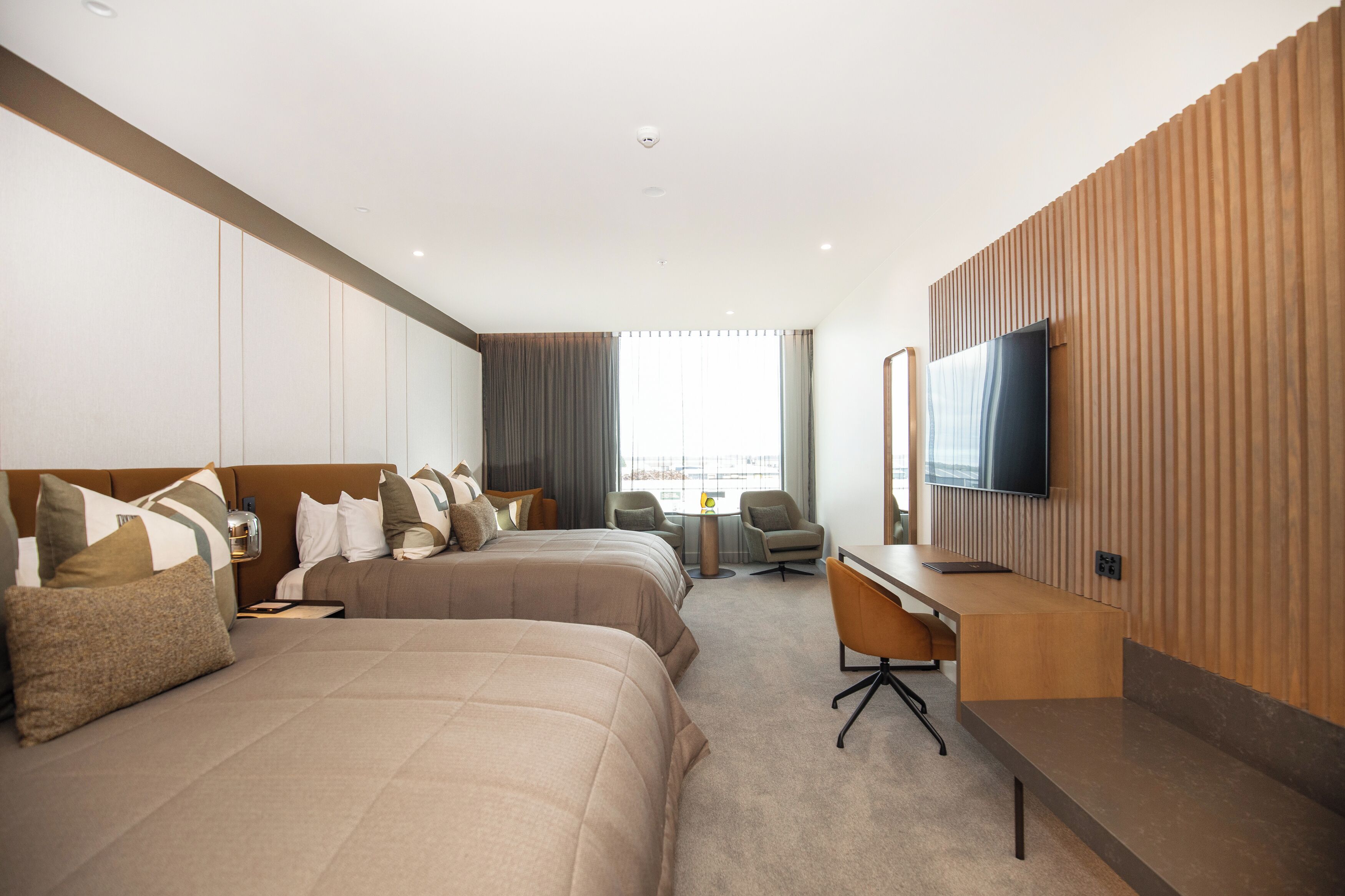 Doppel- oder Zweibettzimmer, 2 Queen-Betten, Kochnische