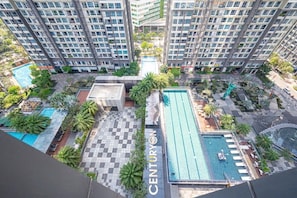 Appartement Premier, 1 chambre, balcon, vue sur le complexe | Terrasse/patio
