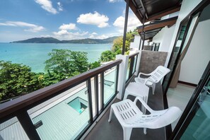 Luxury Penthouse, Private Pool, Sea View | Balcony view