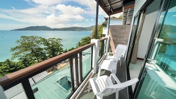 Duplex luxo, piscina particular, vista para o mar | Vista do quarto