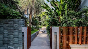 Apartamento, 2 quartos, para fumantes, piscina particular | Entrada da propriedade