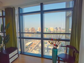 Superior-Apartment, Stadtblick | Ausblick vom Zimmer