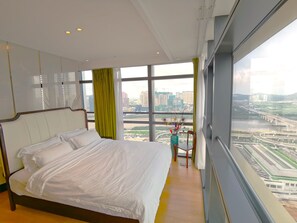 Superior-Apartment, Stadtblick