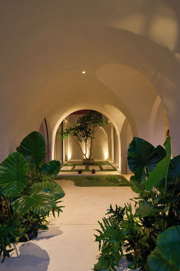 Interior entrance