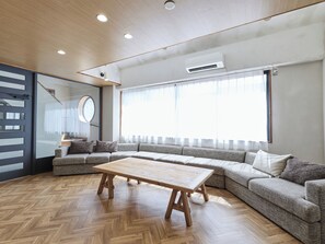 64-inch flat-screen TV with digital channels