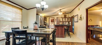 1 Mi to Lake Texoma: Peaceful Kingston Getaway