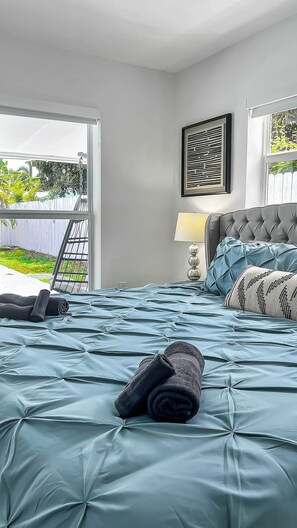 4 habitaciones, tabla de planchar con plancha y wifi gratis