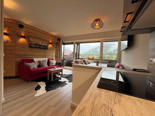 AchenKastl for 1-3 persons 40 sqm, living room/kitchen, bedroom, south-facing