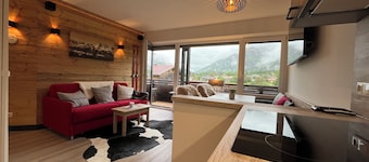 AchenKastl for 1-3 persons 40 sqm, living room/kitchen, bedroom, south-facing