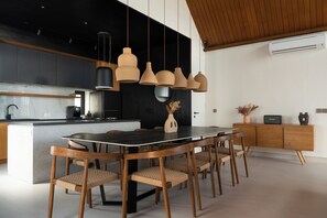 Deluxe Villa, 5 Bedrooms, Private Pool, Pool View | Private kitchen | Coffee/tea maker, toaster, blender, freezer - Makia Penthouse by Alfred in Bali (Canggu)