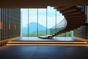 Blick von der Unterkunft