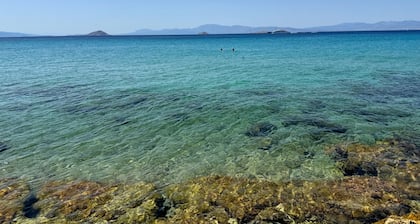 Sea front retreat! 360 views, top floor, luxurious spaces, unique BBQ area.