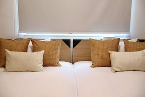 Blackout curtains, iron/ironing board, free WiFi