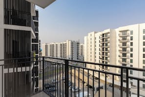 Uitzicht vanaf balkon