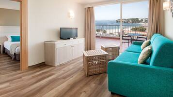 Een televisie en een printer