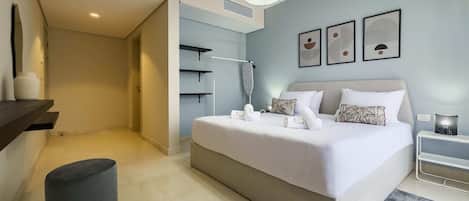 15 bedrooms, desk, laptop workspace, iron/ironing board