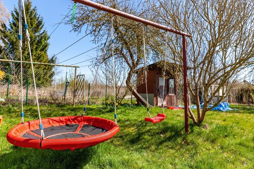 Ferienwohnung 'Silberranch' mit Privater Terrasse, Gemeinschaftsgarten und WLAN