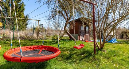 Ferienwohnung 'Silberranch' mit Privater Terrasse, Gemeinschaftsgarten und WLAN