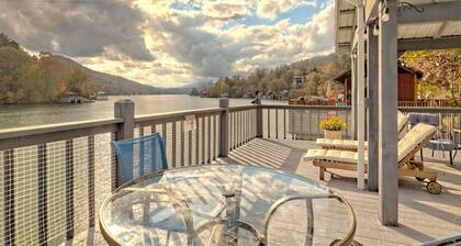 Lake Burton Bungalow with Top Dock & Scenic Patio