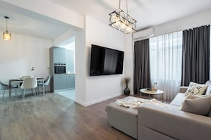 64-inch LED TV with satellite channels