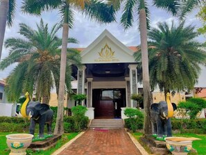 Majoituspaikan julkisivu