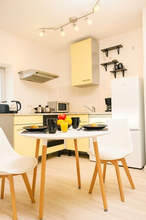 Private kitchen - Stylish apartment in Magdeburg (Magdeburg)