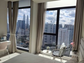 スーペリア スタジオ 1 ベッドルーム キッチン シティビュー | 部屋からの景観