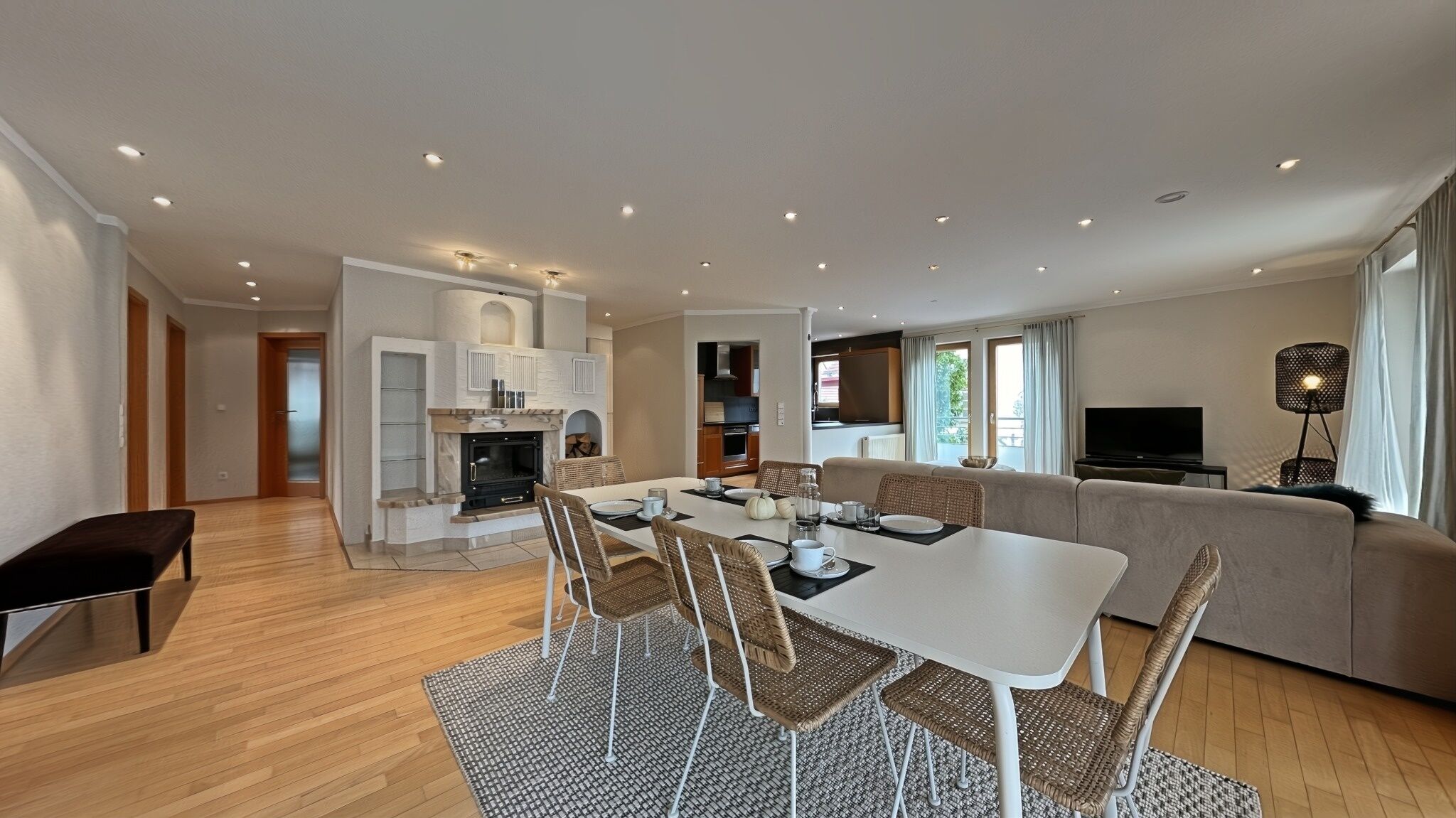 Apartment, Balcony | Living area | Flat-screen TV