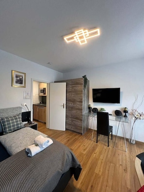 1 quarto, Wi-Fi de cortesia, roupa de cama