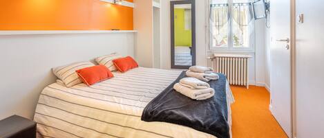 1 غرفة نوم وواي فاي وملاءات أسرّة