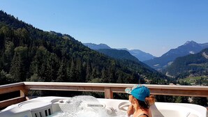 Utendørs boblebad
