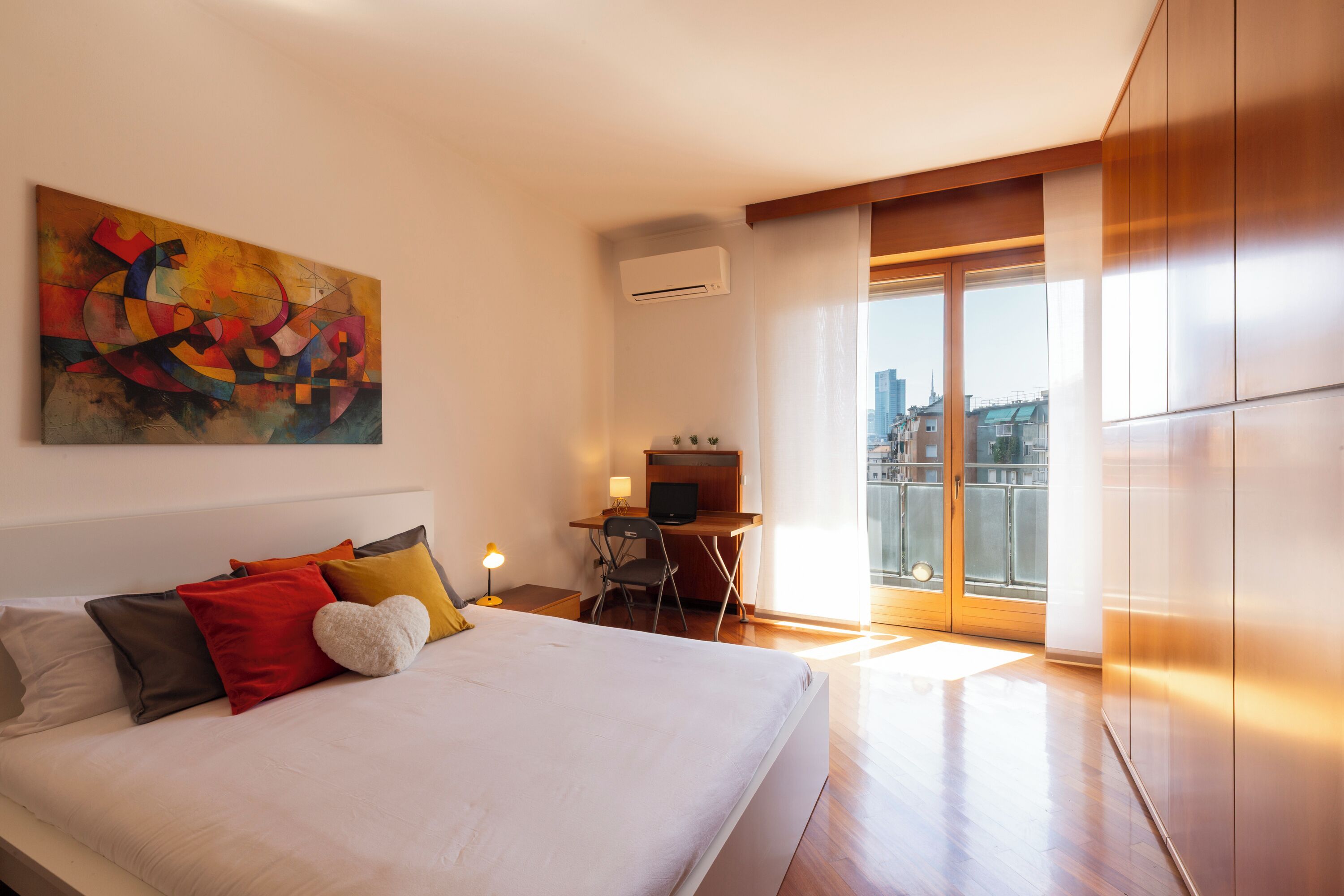 Comfort Apartment, Balcony, City View | Desk, laptop workspace, iron/ironing board, free WiFi