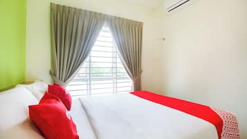 Premium bedding, free WiFi, bed sheets