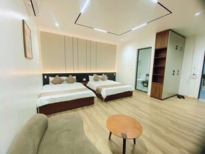 Firemannsrom, balkong | Blendingsgardiner og wi-fi (inkludert)