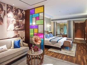 Luxury Double Room, City View | Premium bedding, free minibar, in-room safe, individually decorated