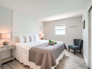 2 bedrooms, iron/ironing board, travel crib, WiFi