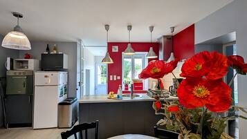 Réfrigérateur, micro-ondes, lave-vaisselle