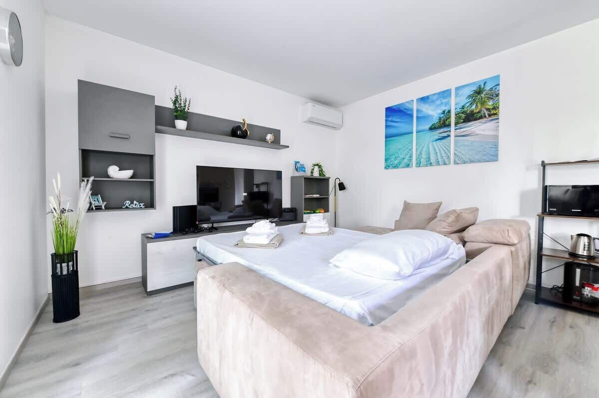 2 Schlafzimmer, Bügeleisen/Bügelbrett, Reisekinderbett, kostenloses WLAN